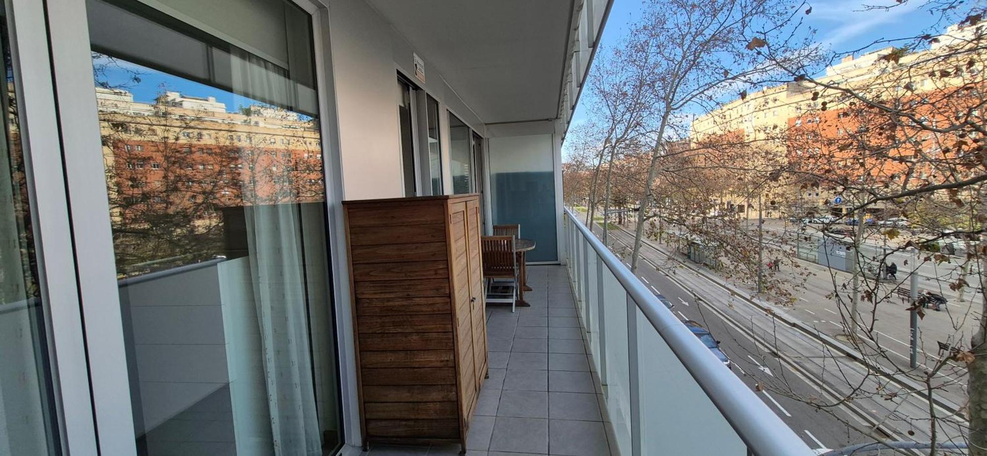Apartamento En Avenida Diagonal - Torre Glorias - Angeles Terraza Barcelona Bagian luar foto