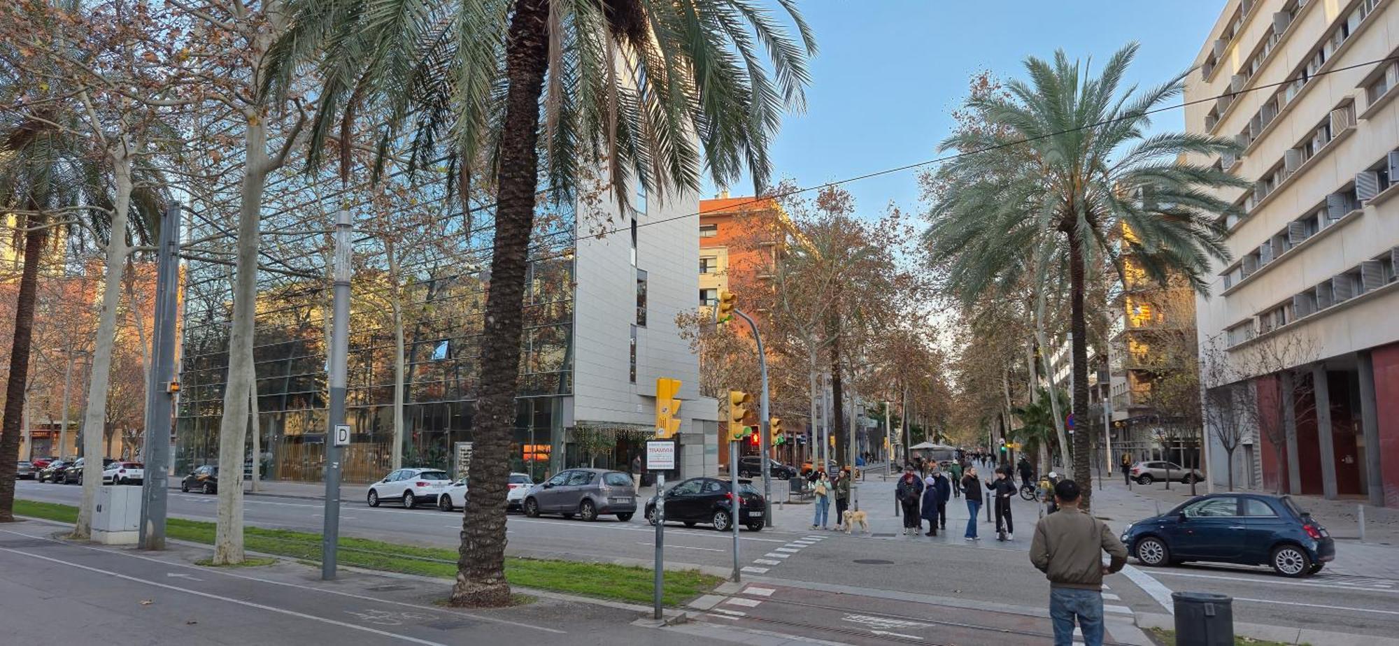 Apartamento En Avenida Diagonal - Torre Glorias - Angeles Terraza Barcelona Bagian luar foto